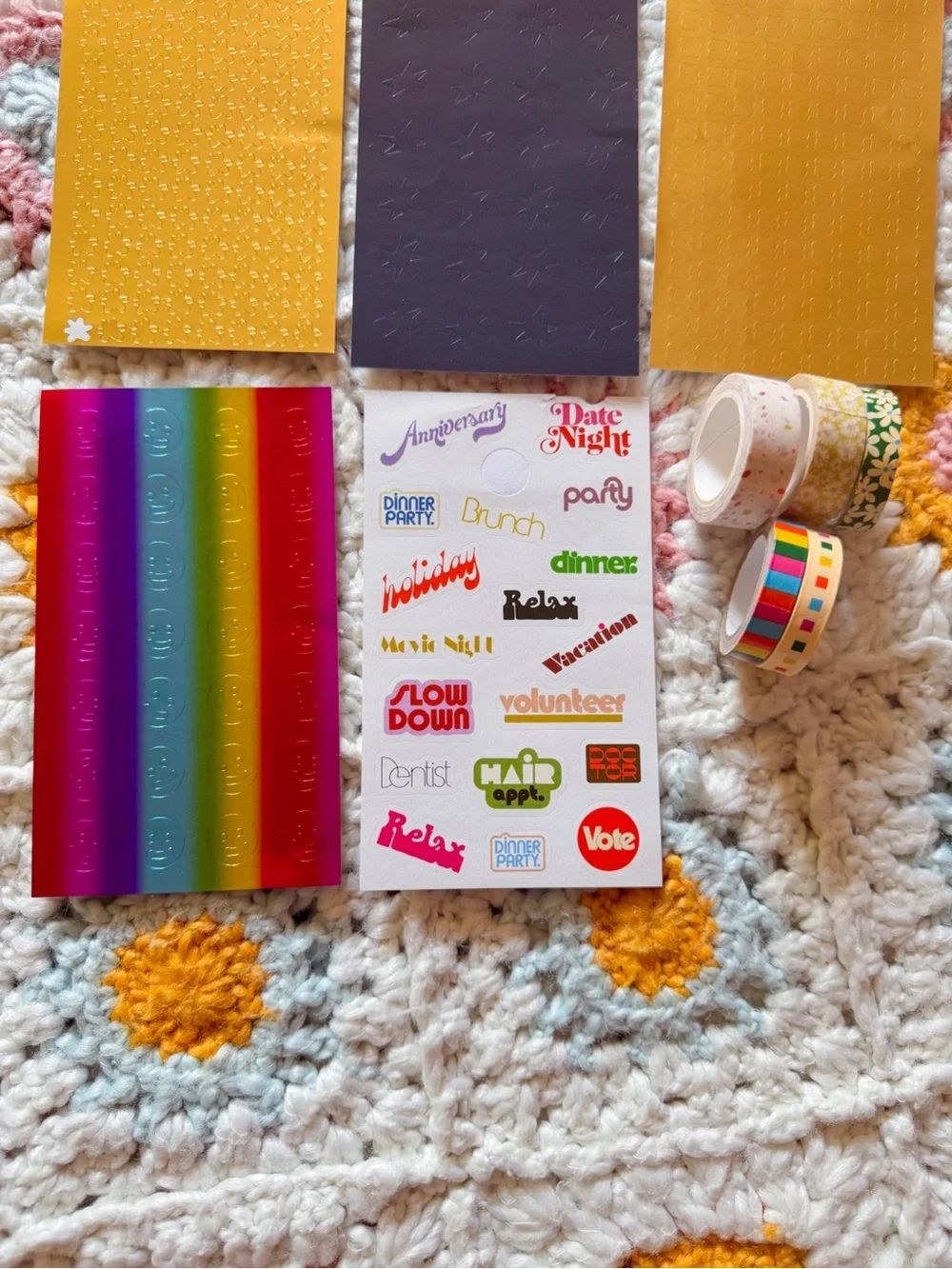The ban.do Planner Bundle – Sticker Sheets + Washi Tape Set